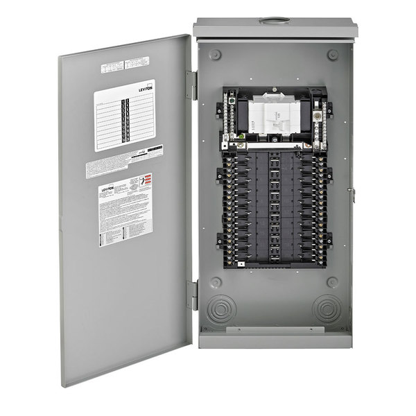 Leviton Circuit Breaker Enclosure, LP, 20 Spaces, 126A, 120/240V, Main Circuit Breaker LP212-3B